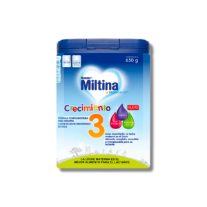 Fórmula infantil Miltina 3 crecimiento - unidad