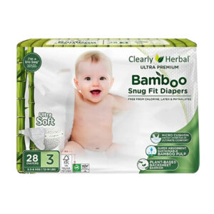 Clearly herbal diapers Talla 3 - bolsa 28 pañales