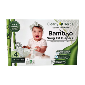 Clearly herbal diapers Talla 4 - caja 96 pañales