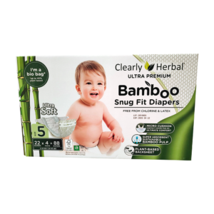 Clearly herbal diapers Talla 5 - caja 88 pañales